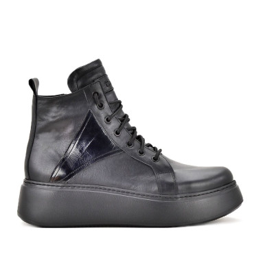 Дамски високи кецове Albena black Дамски високи кецове Albena black