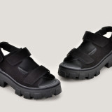 Дамски сандали Amber black velur