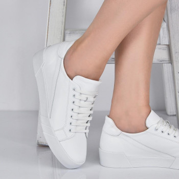Бели дамски кецове Sesil white Бели дамски кецове Sesil white