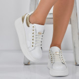 Дамски кецове Veronika white gold