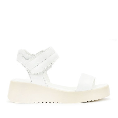 Дамски сандали на платформа Verona white